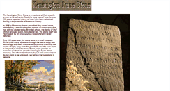 Desktop Screenshot of kensingtonrunestone.us